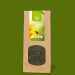 Packung Anatis Tulsi Tee BIO mit grün‑gelbem Etikett, darauf der Produktname ‚Tulsi Tee‘