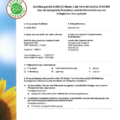 Bio‑Zertifikat für Moringa‑Bio‑Produkt von anatis Naturprodukte: offizielles Zertifikat mit Logos und Text der Austria Bio Garantie, das bestätigt, dass der Rohstoff Moringa aus kontrolliert‑biologischem Anbau stammt und den EU‑Öko‑Richtlinien entspricht.