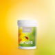 Verpackung des Nahrungsergänzungsmittels anatis Chaga Pilz 90 Kapseln: weiße Dose mit grün‑braunem Etikett und dem Produktnamen ‚Chaga Pilz BIO‘ deutlich lesbar; Nahrungsergänzung mit Bio‑Chaga‑(Inonotus obliquus)‑Pilzpulver, 90 Kapseln à ca. 400 mg in pflanzlicher Kapselhülle.