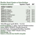 Verpackung des Nahrungsergänzungsmittels anatis Vitamin B Komplex – weiße Dose mit grün‑gelbem Etikett, darauf der Produktname ‚Vitamin B‑Komplex‘ und der Hinweis auf 90 Kapseln; pflanzlicher Vitamin‑B‑Komplex aus Quinoakeimlingen zur Versorgung mit allen acht B‑Vitaminen.